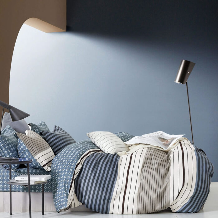 Cotton Quilt Cover Set Bailey Stripe | Bed Linen Online