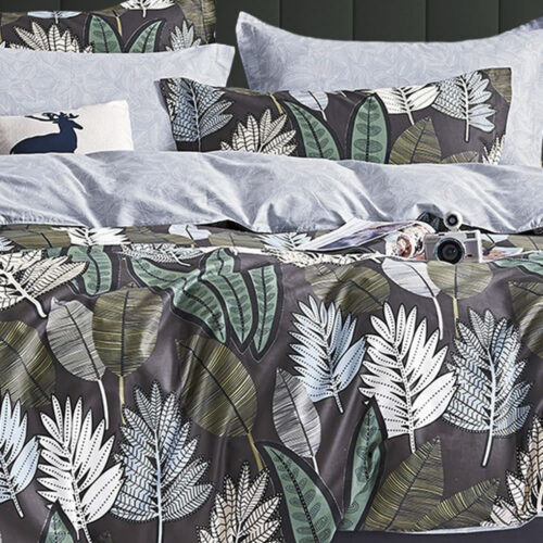 Cotton Quilt Cover Set Isle | Bed Linen Online