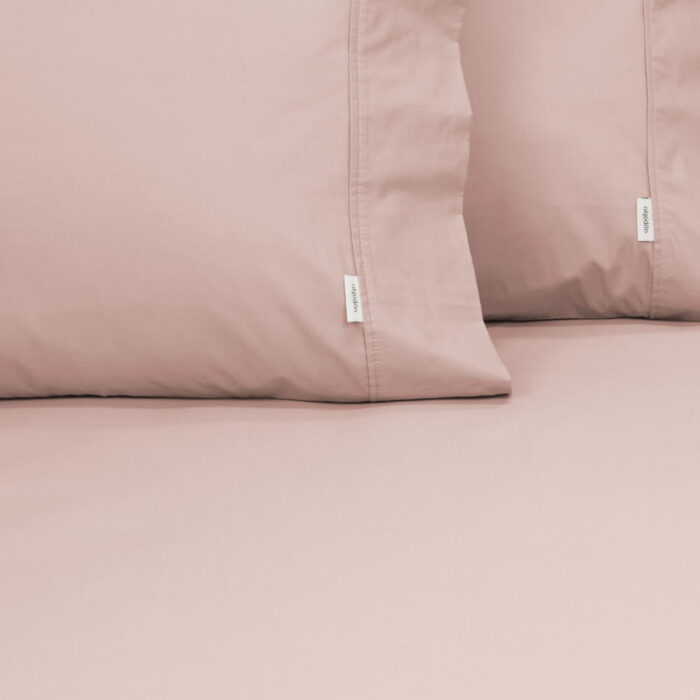300TC Cotton Fitted Combo Sheet Set Algodon Blush Pink @ bedlinenonline.com.au