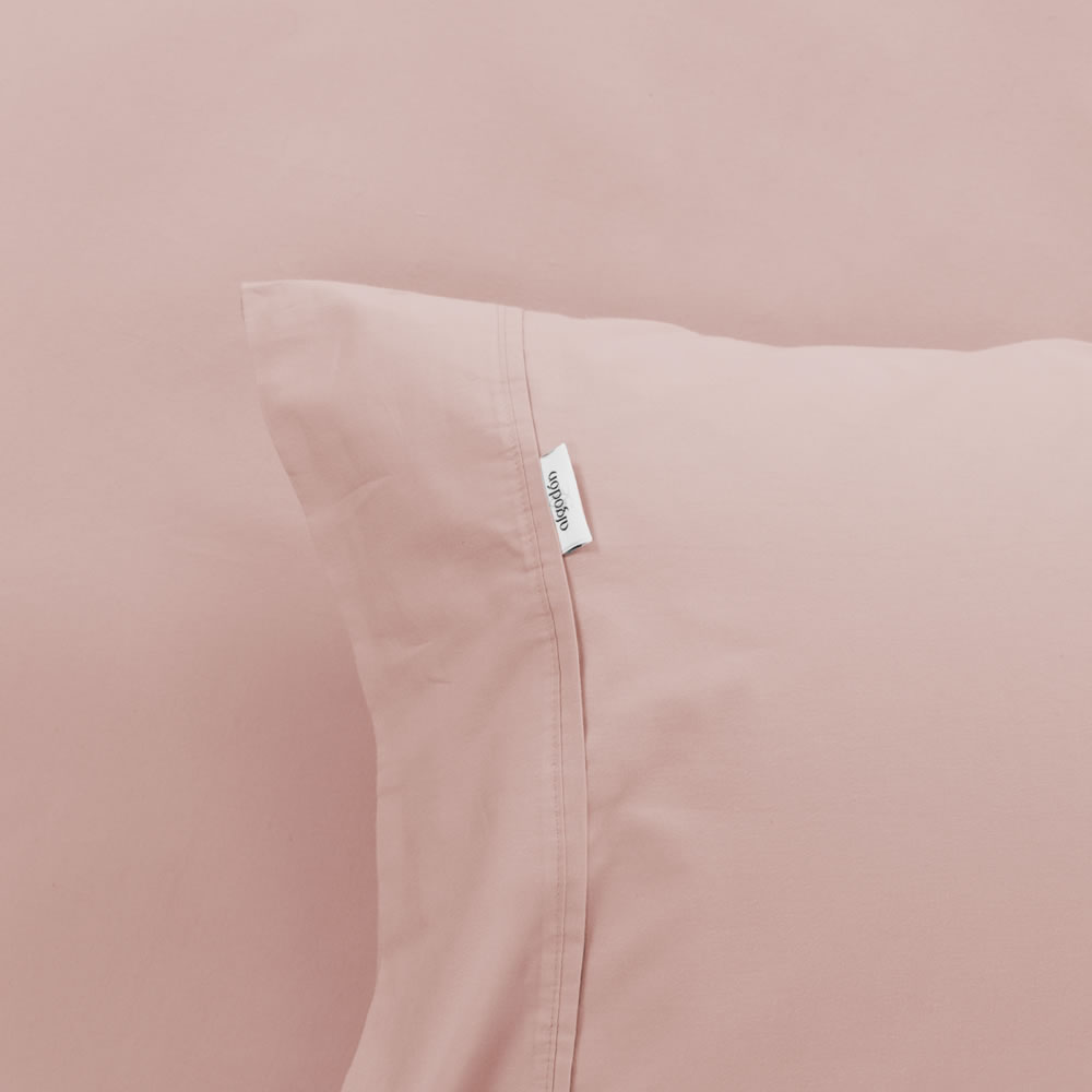 300TC Cotton Fitted Combo Set Algodon Blush Pink - Image 3
