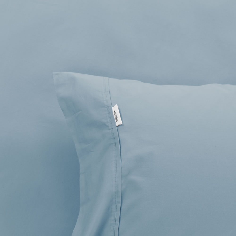 300TC Cotton Fitted Combo Set Algodon Faded Denim Blue - Image 2