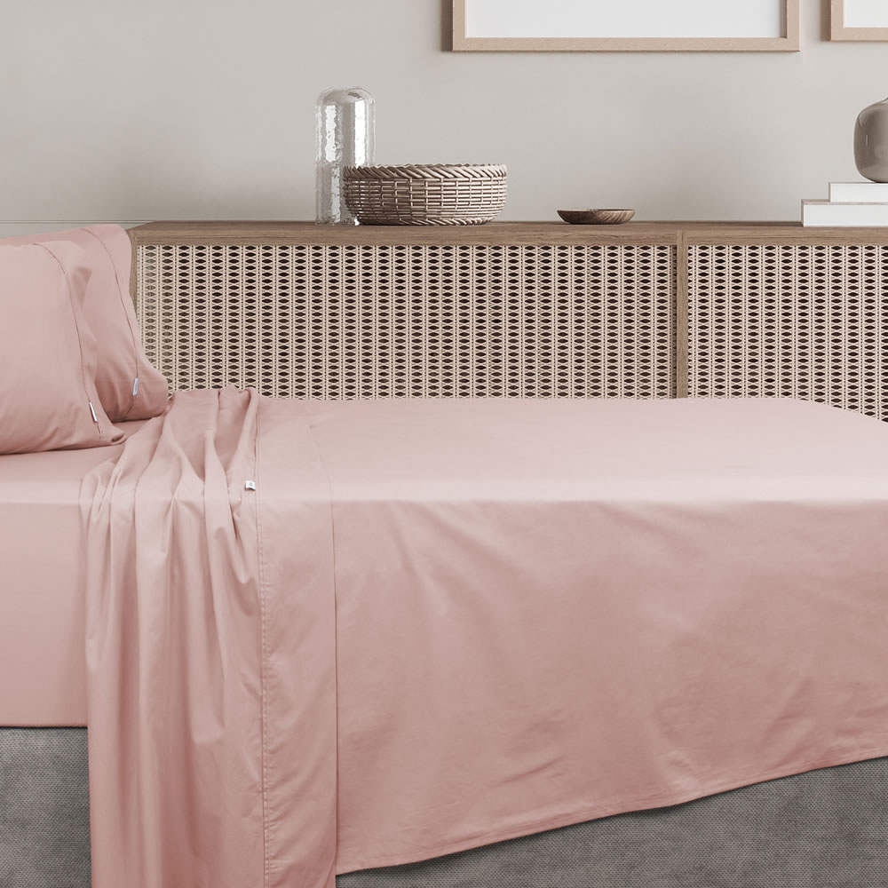 300TC Cotton Sheet Set Algodon Blush Pink