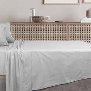 300TC Cotton Sheet Set Algodon Silver Grey