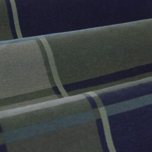 Cotton Flannelette Quilt Cover Set Sommers Dark Khaki @ bedlinenonline.com.au