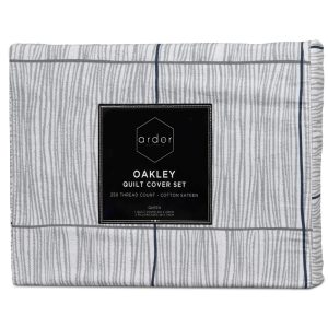 Cotton Quilt Cover Set Oakley @ bedlinenonline.com.au