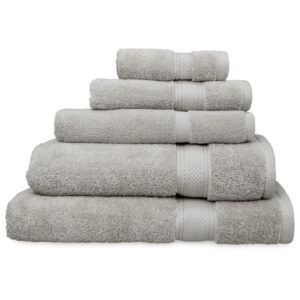 Cotton Bath Towel Collection St Regis Silver @ bedlinenonline.com.au